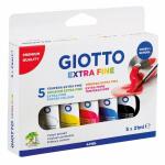 Temperafarben GIOTTO  extra fein 5x21ml 5er, 5 Farben:...