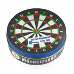 Männerrunde Dartscheibe  mit Pralienenfüllung...