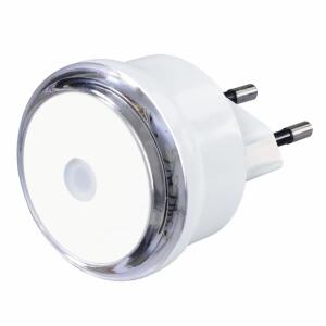 Nachtlicht-LED Basic  mit Stecker, Dämmerungssensor, energiesparend, weiß,, HAMA