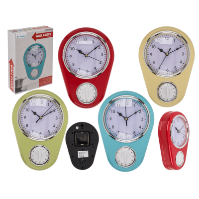 OOTB Wanduhr Kitchen mit Kurzzeitwecker ca. 225 cm