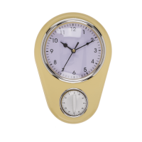 Wanduhr, Kitchen mit Kurzzeitwecker, ca. 22,5 cm,