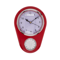 Wanduhr, Kitchen mit Kurzzeitwecker, ca. 22,5 cm,