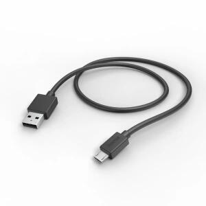 Ladekabel USB-A Micro-USB  1m schwarz, HAMA