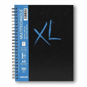 Skizzenbuch Canson A5 XL  Marker 70g 80 Blatt, Spiralbindung, Hochformat, CANSON