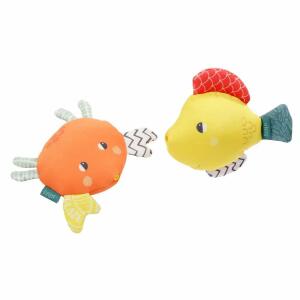 Spritztiere Set 2-teilig  Plansch & Play, ab 0 Jahren, Inhalt: 2 Spritztiere als Krabbe und Fisch, Fehn