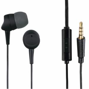 Kopfhörer Kooky In-Ear  Mikrofon Kabelknickschutz, schwarz,, HAMA