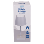 OOTB Graue Tisch-Lampe mit LED