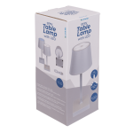 OOTB Graue Tisch-Lampe mit LED