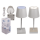 OOTB Graue Tisch-Lampe mit LED