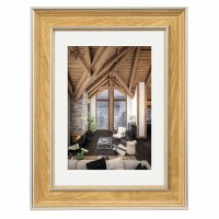 Kunststoffrahmen Rustic  eiche 30x40cm, hama