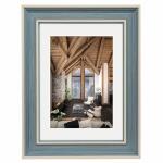 Kunststoffrahmen Rustic  grau-blau 30x40cm, hama