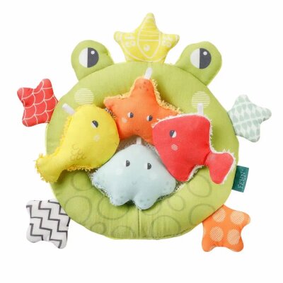 Badekescher Frosch  Plansch & Play, ab 0 Jahren, Inhalt: Kescher, 2 kleine Fische, 1 Seestern und 1 Muschel, Fehn