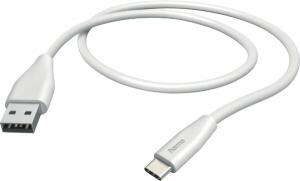 Ladekabel USB-A USB-C  1,5m weiß, HAMA