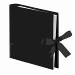 Fotoringbuch schwarz  2-Ring-Bindung, Größe (B...
