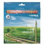 Farbstifte Graduate  24er, 24 Farben, sechskant,...