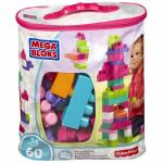 MEGA Bloks Bausteinbeutel  pink 60 Teile, mit...