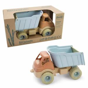 LKW in Geschenkbox  aus Bio Zuckerrohr, Spielzeug LKW aus Biokunststoff,, mit großer Ladefläche und Rädern,, ab 24 Monaten,, dantoy