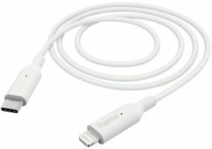 Ladekabel USB-C Lightning  1m weiß, HAMA