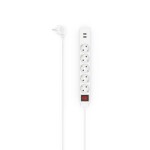 Steckdosenleiste 5fach  USB-A 17W Schalter 1,4m,...