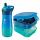 Pausenset Concept Kids  blau Lunchbox und Flasche, Inhalt: 1x Lunchbox 3in1 Concept Kids blau,, 1x Trinkflasche Edelstahl 580ml Concept Kids blau