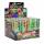 Flicnlic Pop Glow  in the Dark 24 Stück, 24x 14 g, Klappbox fluoresziert im Dunkeln,, 3 Geschmackskombinationen: Erdbeere, Cola und Kirsch,, Lolli färbt die Zunge, Lolli im Klappmesser-Style,, zuklappen und später weiter naschen
