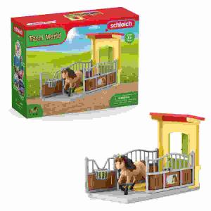 schleich Farm World Set  Ponybox mit Islandpferd