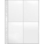 Sammelhülle A4 100er  4 Taschen glasklar,...