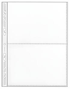 Sammelhülle A4 100er 2 Taschen glasklar, Taschenformat A5, 140µ, PP