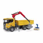 bruder Baustellen-LKW  Kran Scania Super 560R, mit 2...