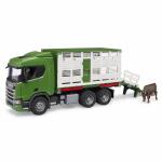 bruder Tiertransport-LKW  Scania Super 560R 1:16, mit 1...