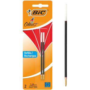 Bic Kugelschreibermine 4Colours 0,4mm rot Blister 2St