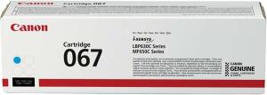 Toner Cartridge 067 cyan, ca. 1.250 Seiten, für LBP631Cw, LBP633CdW, MF651Cw, MF655CdW, MF657Cdw