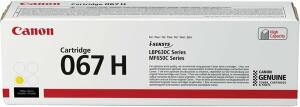 Toner Cartridge 067H gelb, ca. 2.350 Seiten, für LBP631Cw, LBP633CdW, MF651Cw, MF655CdW, MF657Cdw