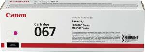 Toner Cartridge 067 magenta, ca. 1.250 Seiten, für LBP631Cw, LBP633CdW, MF651Cw, MF655CdW, MF657Cdw