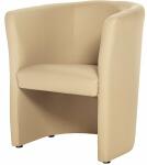 Club-Sessel, beige, Kunstleder