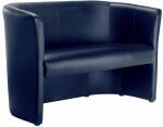Club-Sofa, dunkelblau, Kunstleder