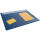 Durable Schreibunterlage 65x50cm d.bl PP Vollsichtplatte Kalender