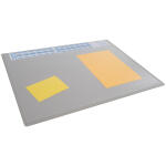 Durable Schreibunterlage 65x50cm gr PP Vollsichtplatte...