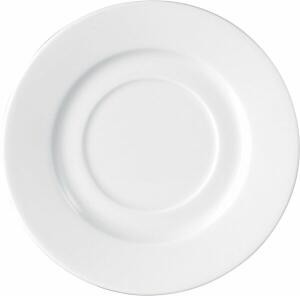 Kaffeeuntertassen ISTA, Ø 14,4 cm, Porzellan, weiß