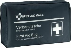 Verbandtasche für Motorrad DIN 13167, 220 x 220 x 65 mm, blau