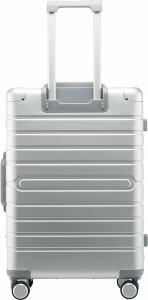 Reisetrolley Gravity, Aluminium, matt silber, Außenmaße: ca. 56 x 37 x 21 cm