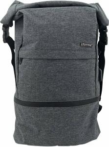 Rucksack, Polyester, grau, USB-Ladeport, Außenmaße: ca. 43 x 30 x 14 cm