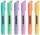 Textmarker High Liner Plus, 6er Etui, pastell, Keilspitze 0,5 - 5 mm, zitronengelb, blassrosa, orange, mintgrün, türkis, helllila, Tinte auf Wasserbasis