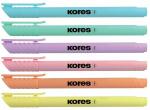Textmarker Highliner 6er Etui, pastell, Keilspitze,...