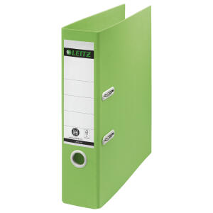 Ordner 180° Recycle, A4, breit, 80 mm, grün, 100 % recyceltes Material