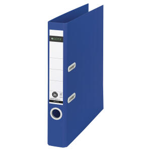 Ordner 180° Recycle, A4, schmal, 50 mm, blau, 100 % recyceltes Material