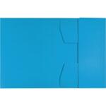 Jurismappe Recycle, A4, blau, 3 Klappen, Karton 430 g/qm