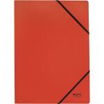 Eckspanner Recycle, A4, rot, Gummizugband, Karton 430 g/qm