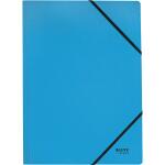 Eckspanner Recycle, A4, blau, Gummizugband, Karton 430 g/qm