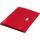 Dokumentenmappe Recycle, A4, rot, blickdicht, Sicherheitsverschluss